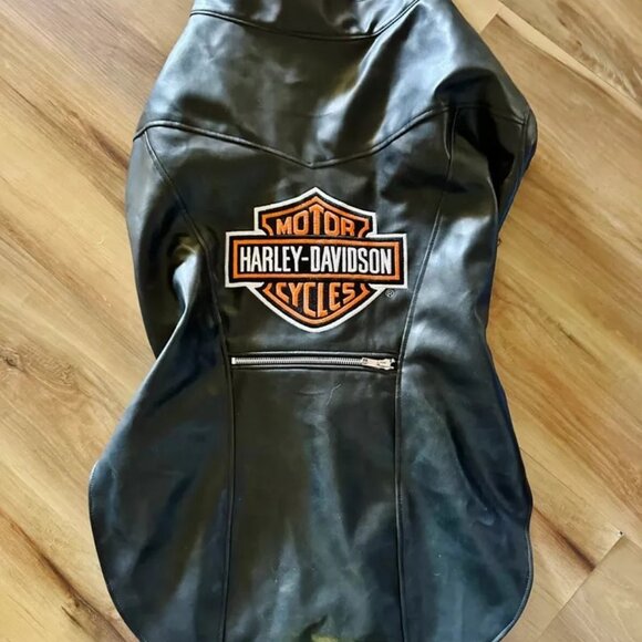 VINTAGE Harley Davidson Dog Vest - Picture 1 of 7